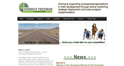 Desktop Screenshot of dermotfreeman.com